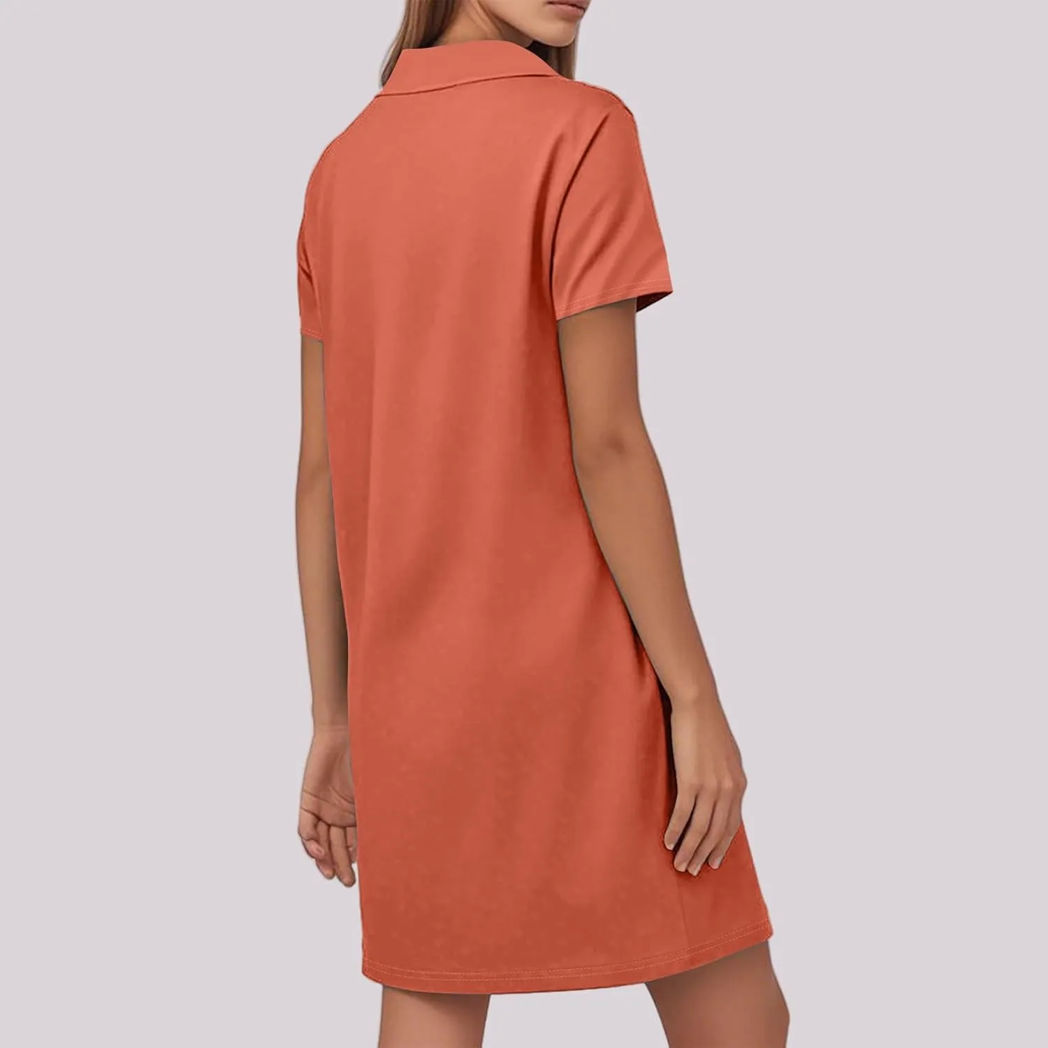 Maxi Dresses for Women 2025 Summer Casual Trendy Short Sleeve V-Neck Solid Color Flowy Dress, S-2XL