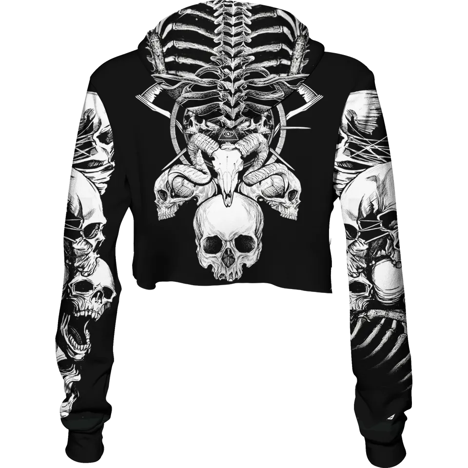 Necromancer Crop Hoodie