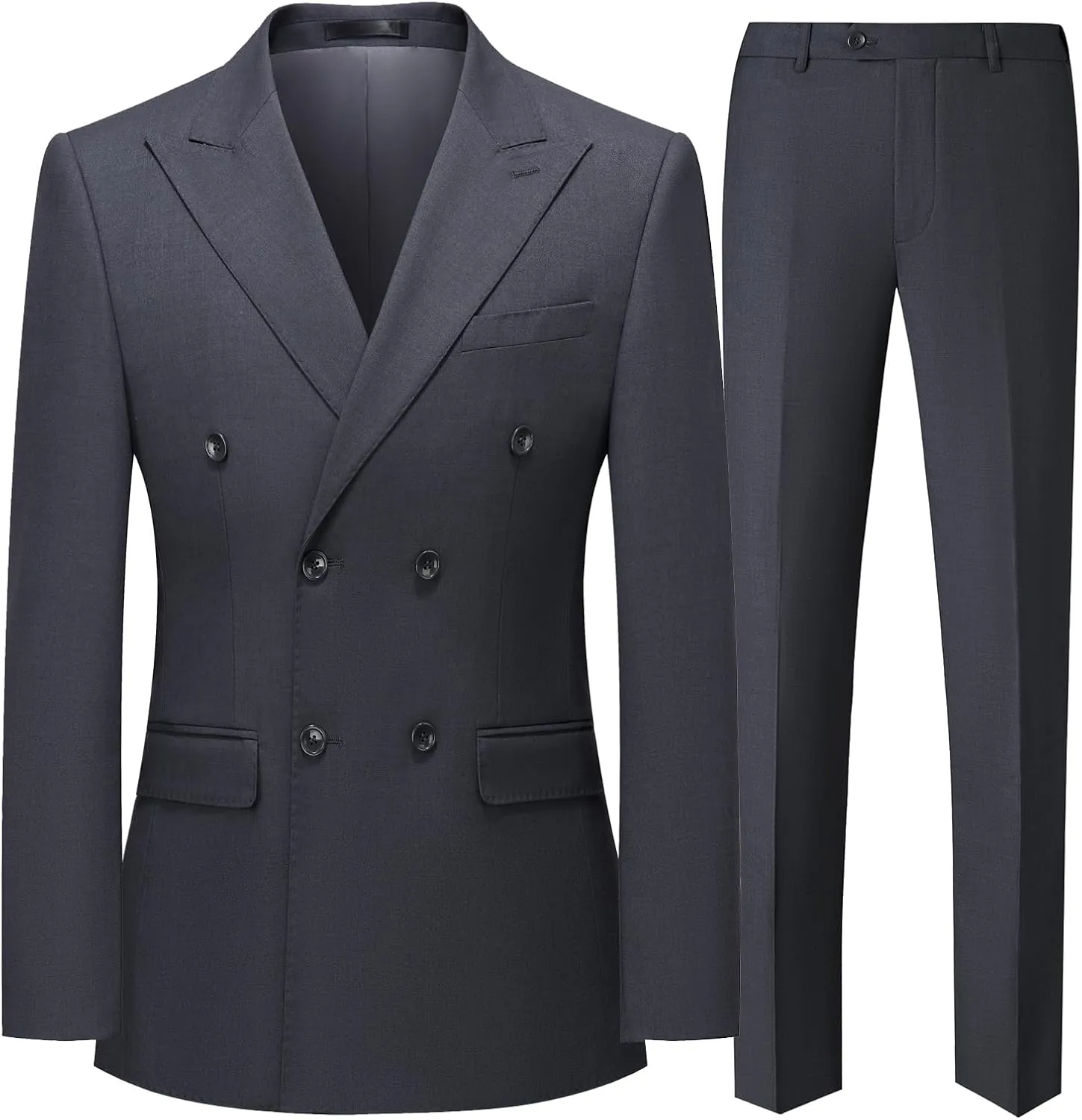 Nine Colors Men Suits 2 Piece Double Breasted Tuxedo Colored Formal Suits for Men
