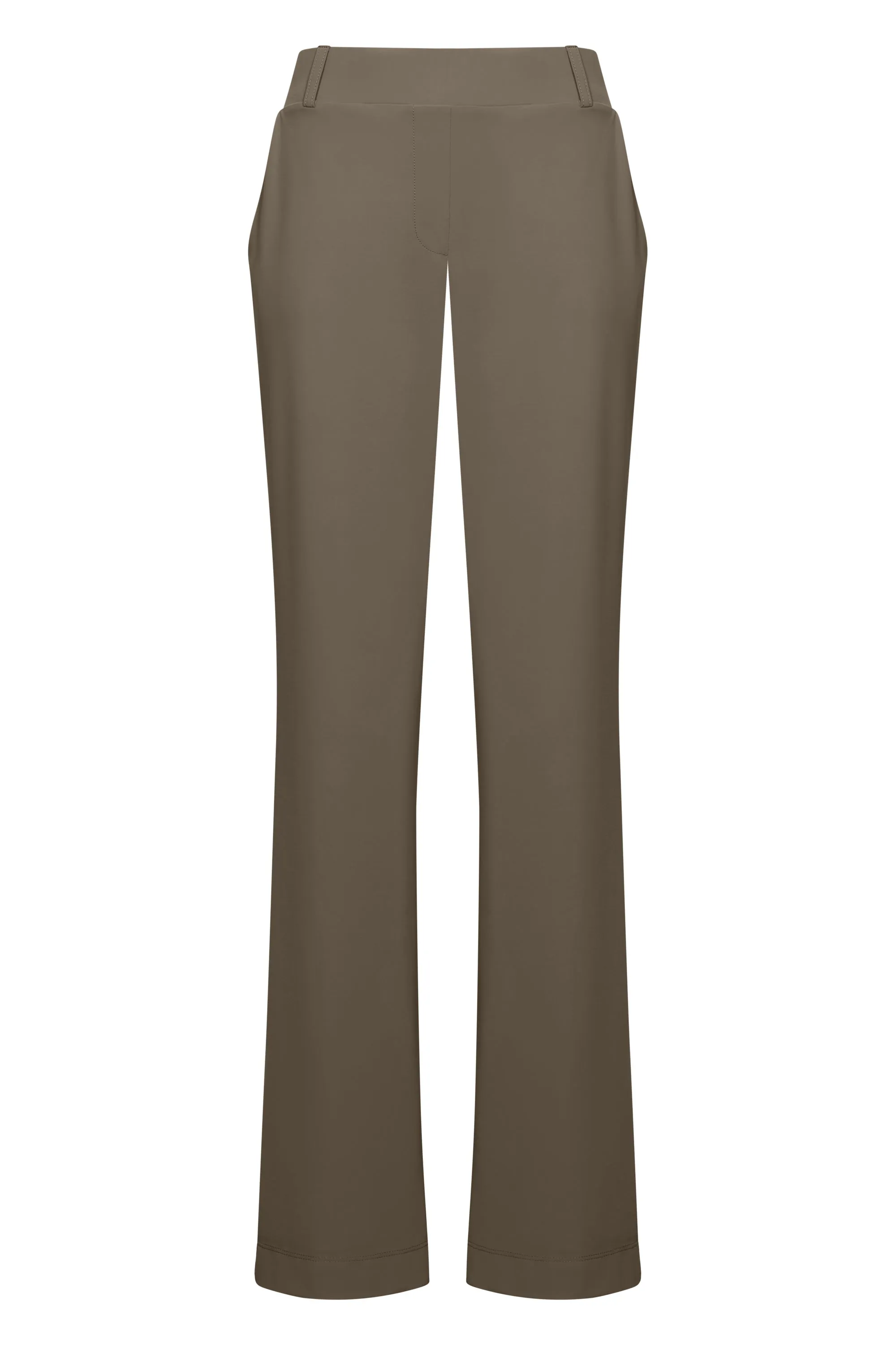 Pants | Regular travel jersey | Masami | Taupe