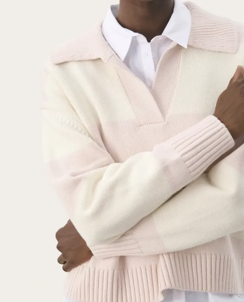 Part Two Elinda Lotus Collar Knit