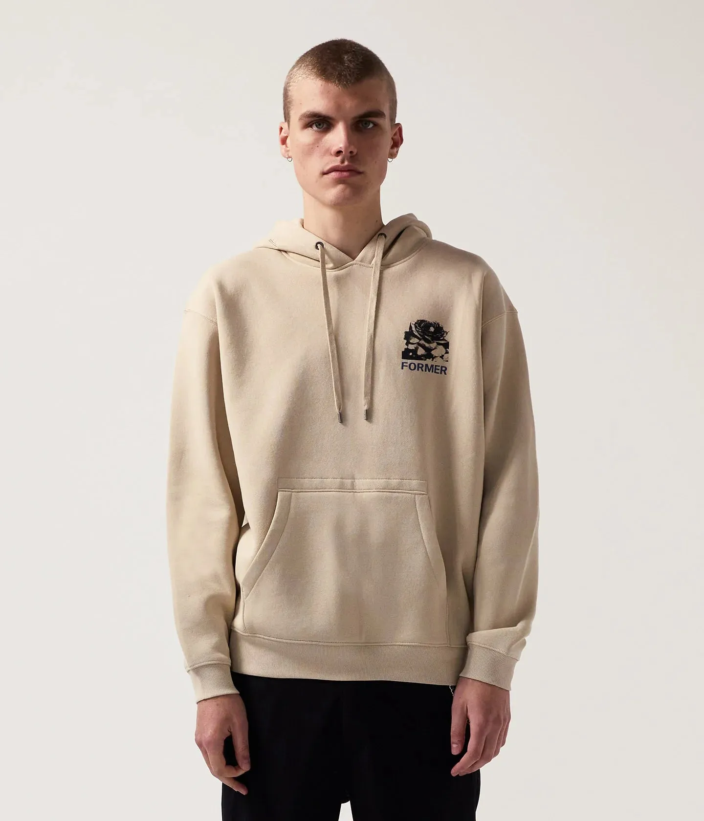 Rose Crux Hood - Bone