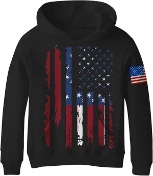 SAYM Teen Boys' Galaxy Fleece Sweatshirts Pocket Pullover Hoodies 4-16Y