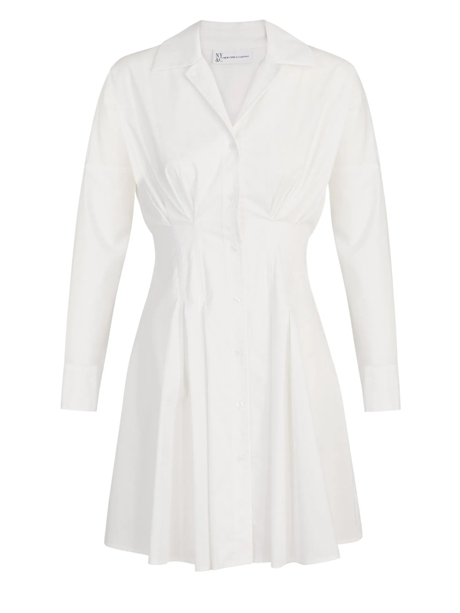 Structured Poplin Shirtdress - The NY&C Legacy Collection