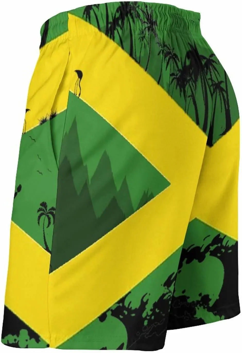 TAIZIYEAH Beach Pants for Men with Pockets Summer Short Swim Trunks Surf Short Board Short Soft