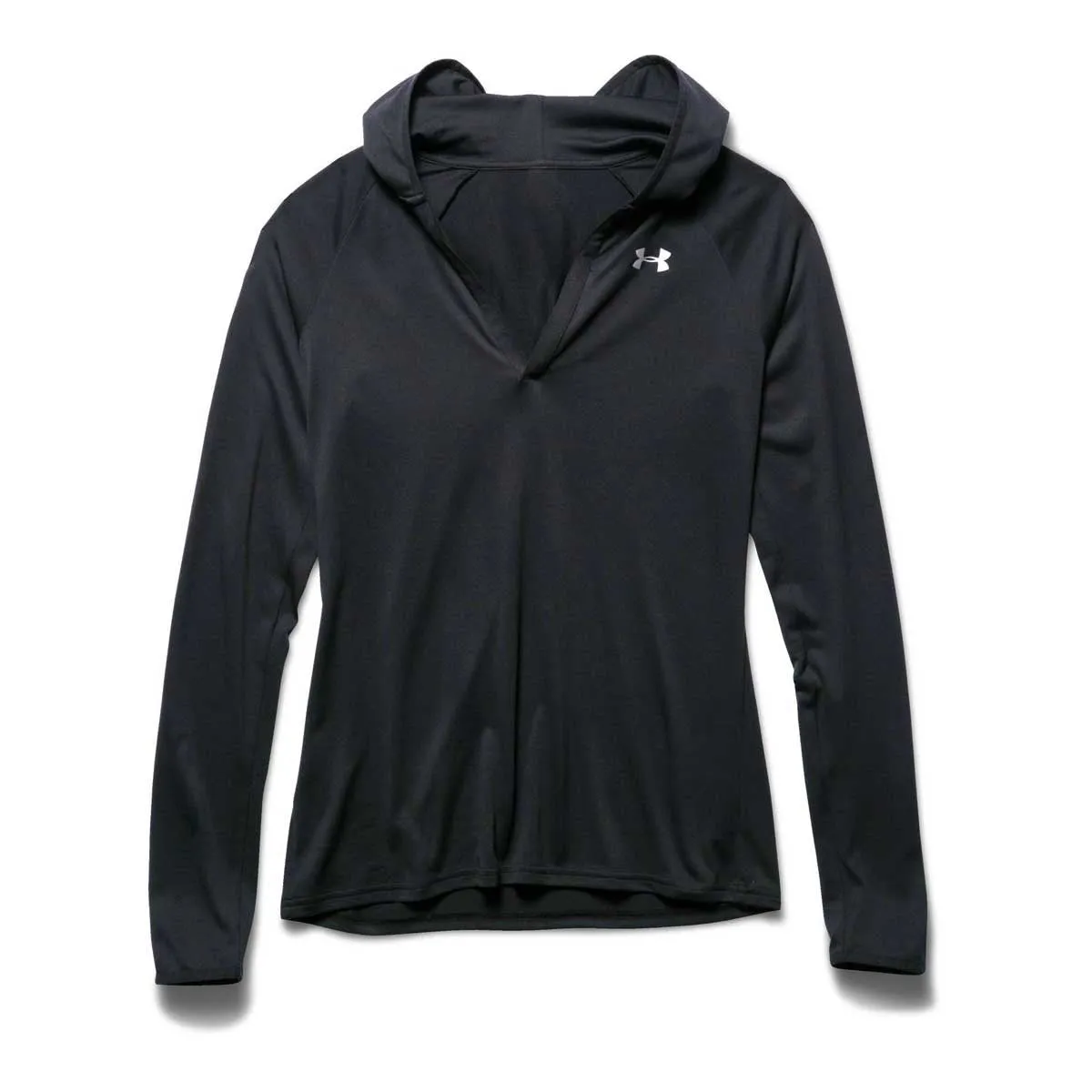 Under Armour Women's Black UA Tech Long Sleeve Hoodie