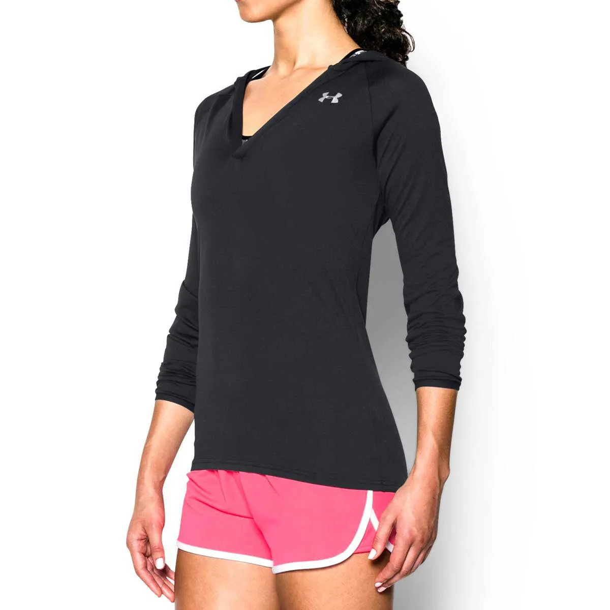 Under Armour Women's Black UA Tech Long Sleeve Hoodie
