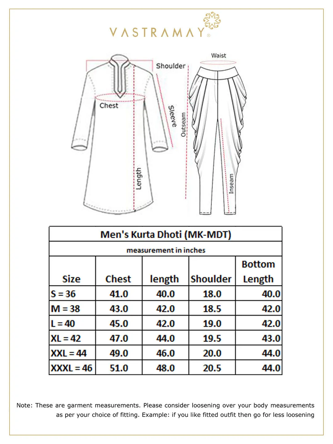 VASYTAMAY Men's Aqua Blue Silk Dhoti