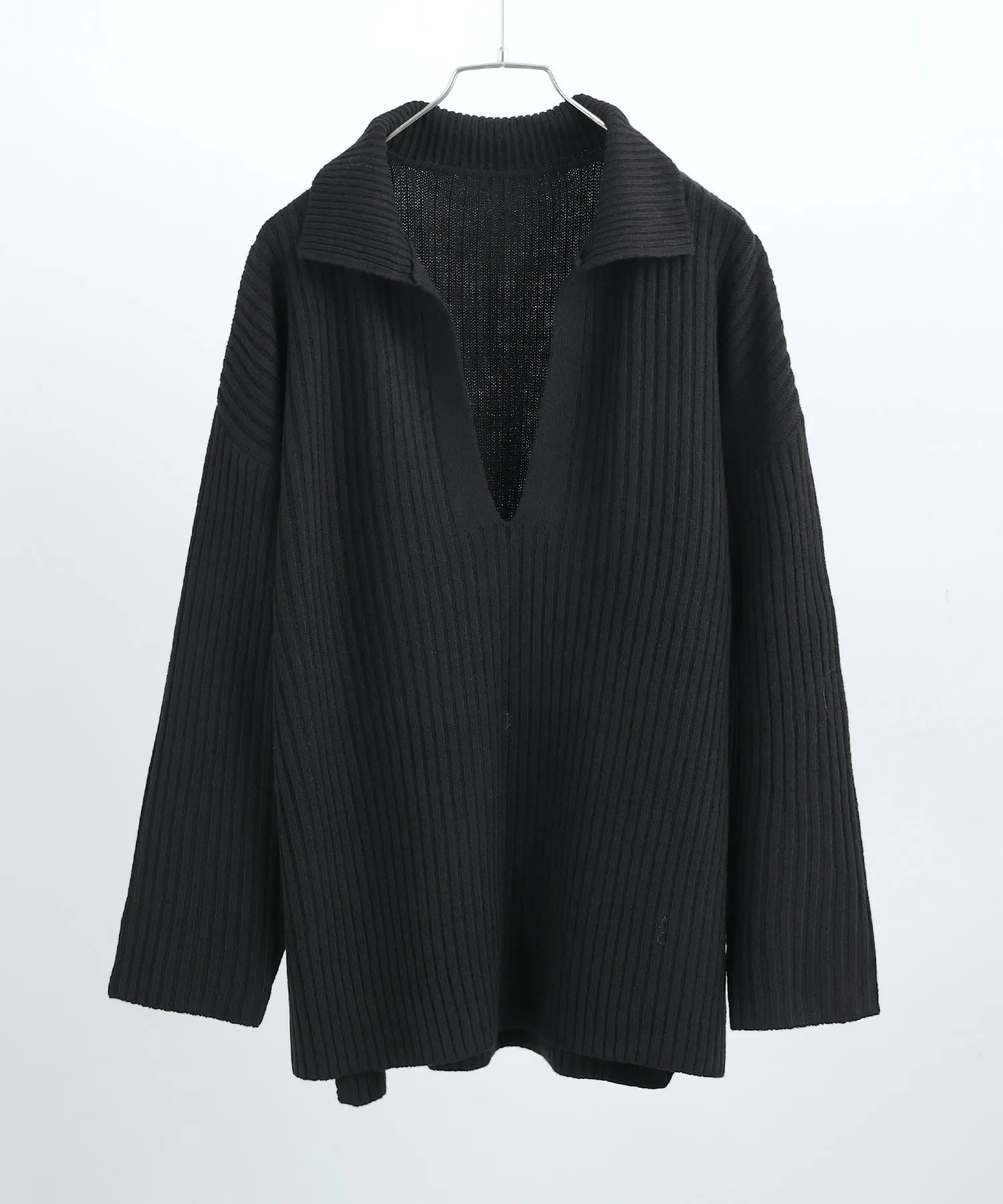 Vneck Collar Knit Pullover