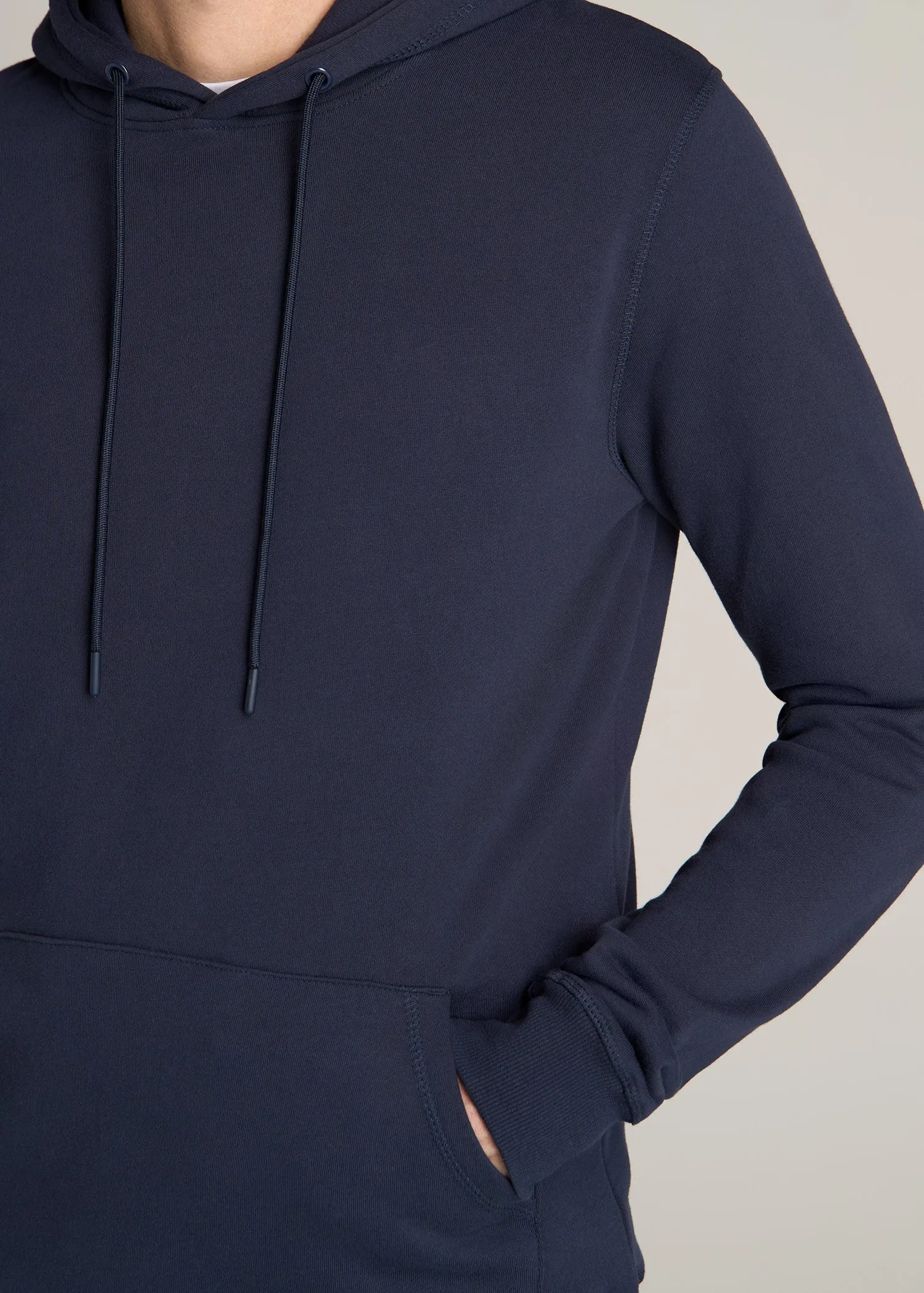 Wearever Fleece Pullover Men's Tall Hoodie in Navy