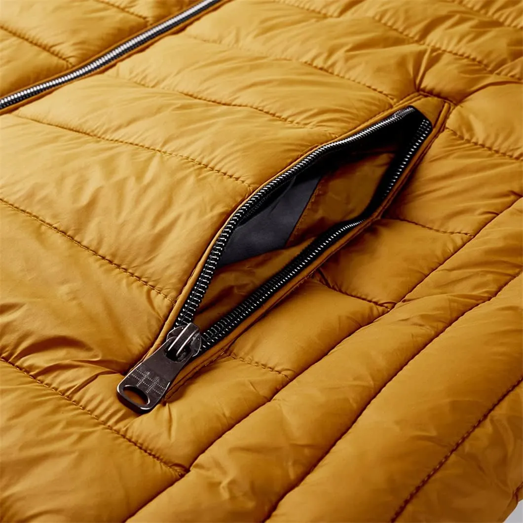 Winter Cotton Padded Coat Sport Zipper Jacket Men Casual Clothes Lightweight Fashion