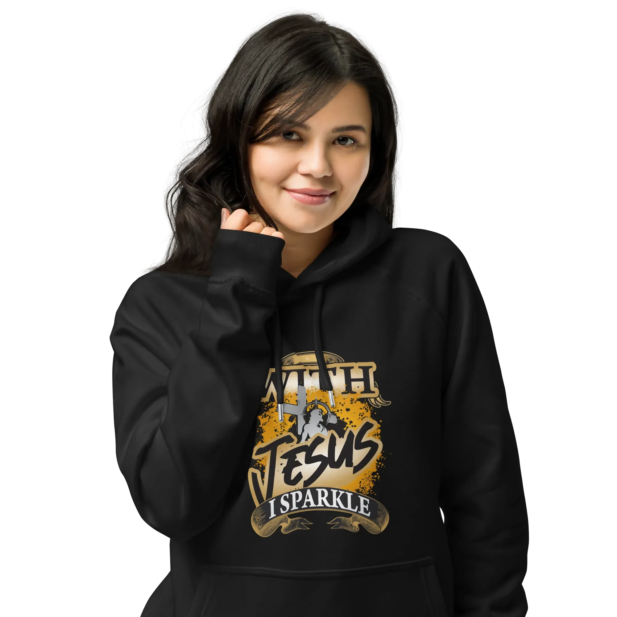 With Jesus I Sparkle Hoodie