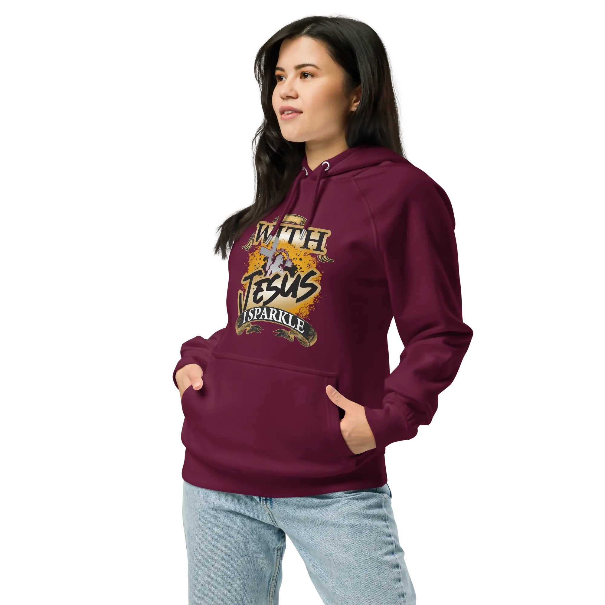 With Jesus I Sparkle Hoodie