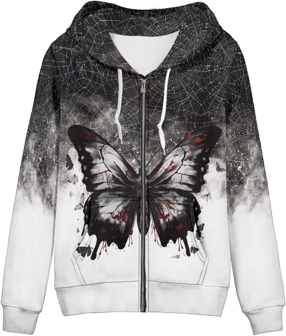 Women's Fashion Hoodies & Sweatshirts Loose Sweatshirt Hoodie Casual Drawstring Hooded Jacket with Pockets