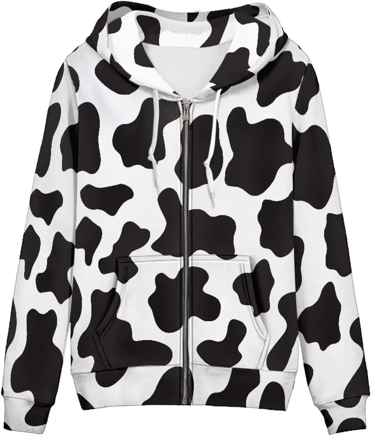 Women's Oversized Full Zip Up Hoodies Sweatshirts Jacket 2024 Fall Long Sleeve Hooded Coat with Pockets