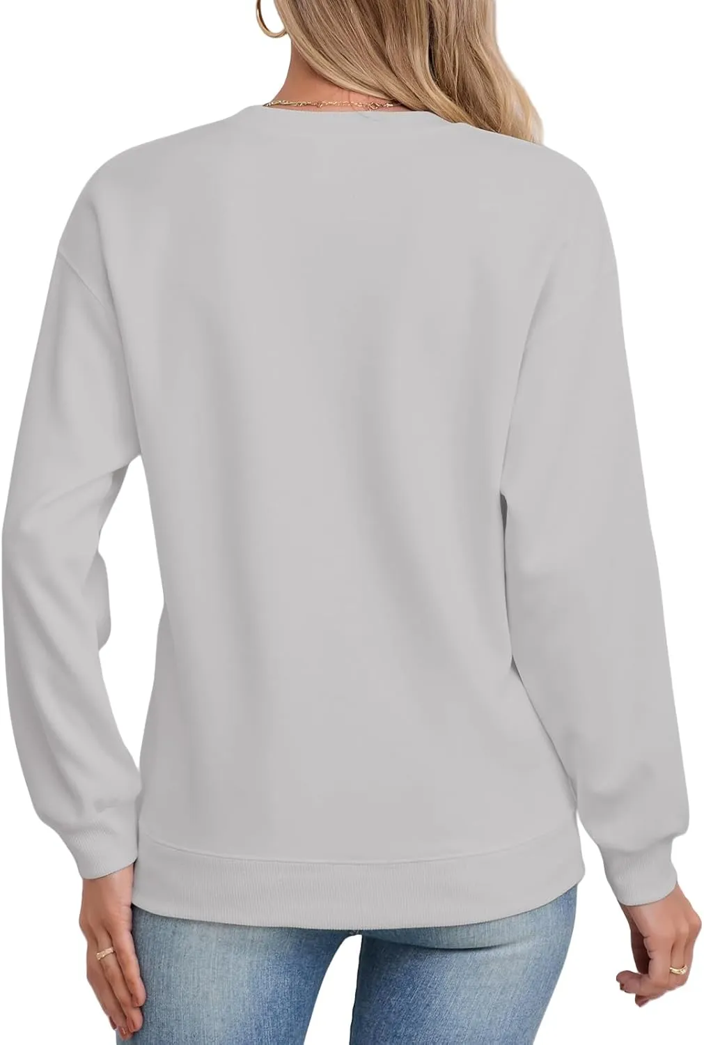 Women's Oversized Pullover Hoodie Long Sleeve Crewneck Athletic Sweatshirt Casual Loose Cotton Hoodies
