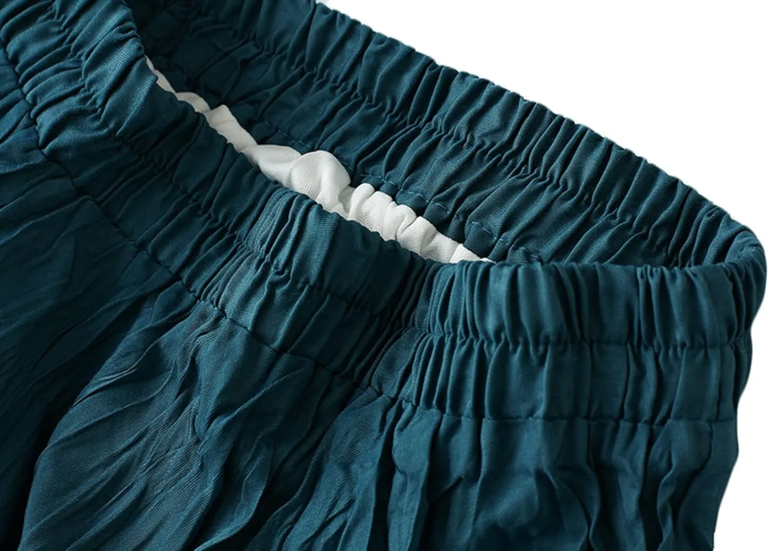 Women's Skirt Pleated Elastic High Waist Winter Layered A Line Midi Skirts