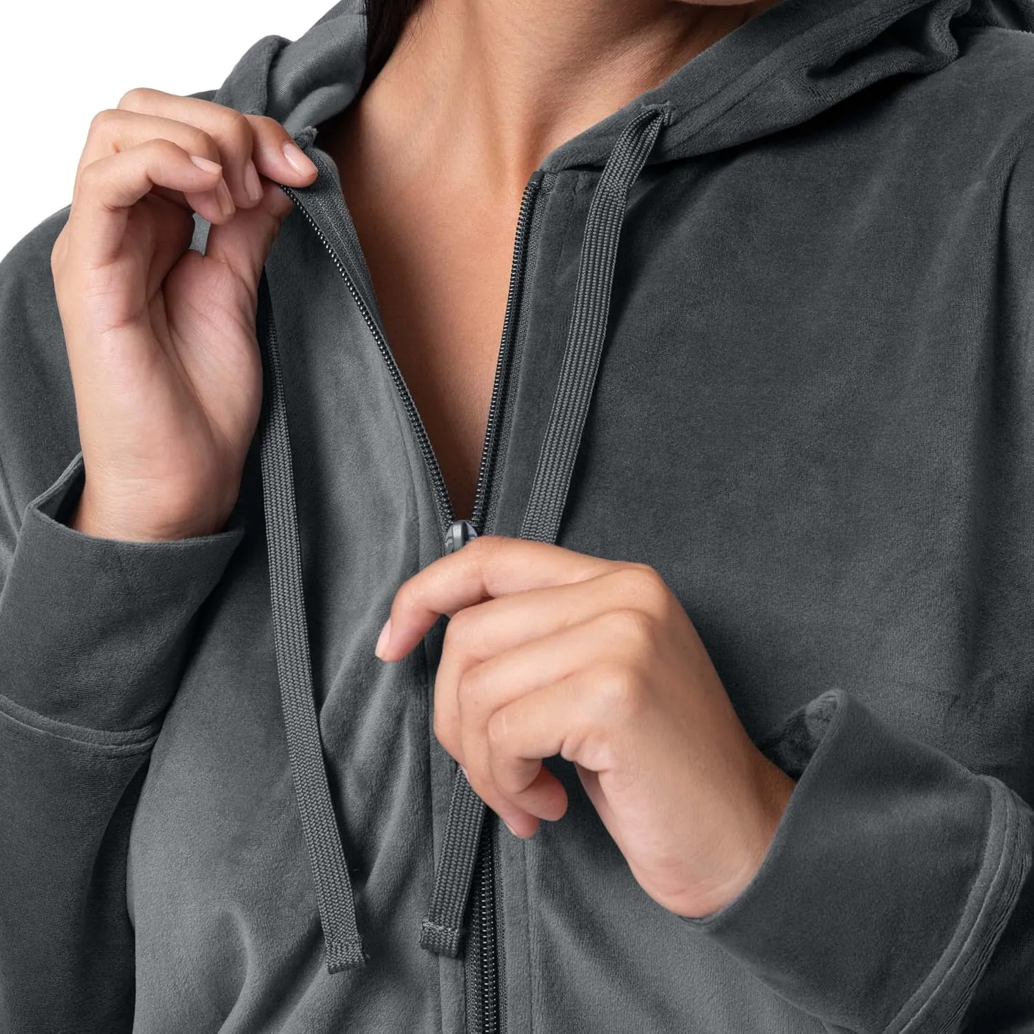 Wright's womens Velour Tracksuit 2 Piece Zip Up Hoodie and Jogger